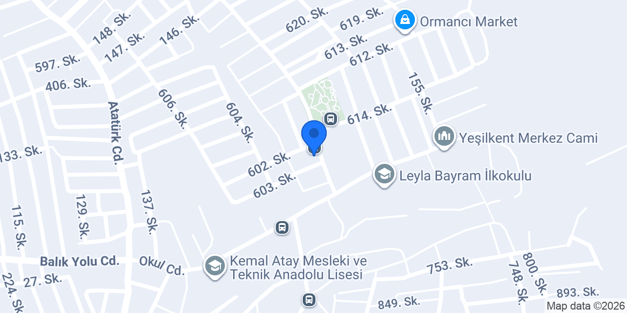 Yeşilkent Eczanesi konumu
