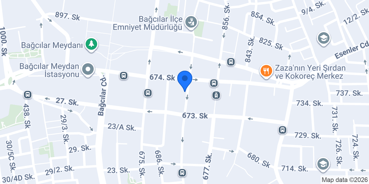 Fırat 2 Katlı Otopark konumu