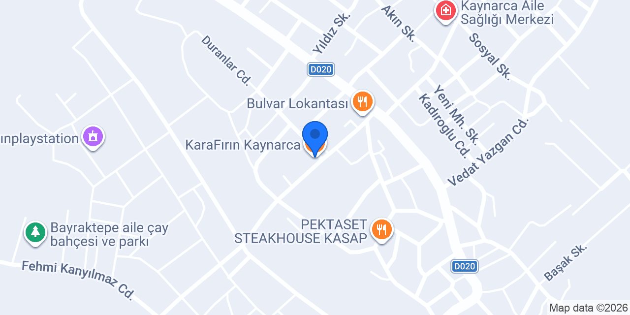 KaraFırın Kaynarca konumu