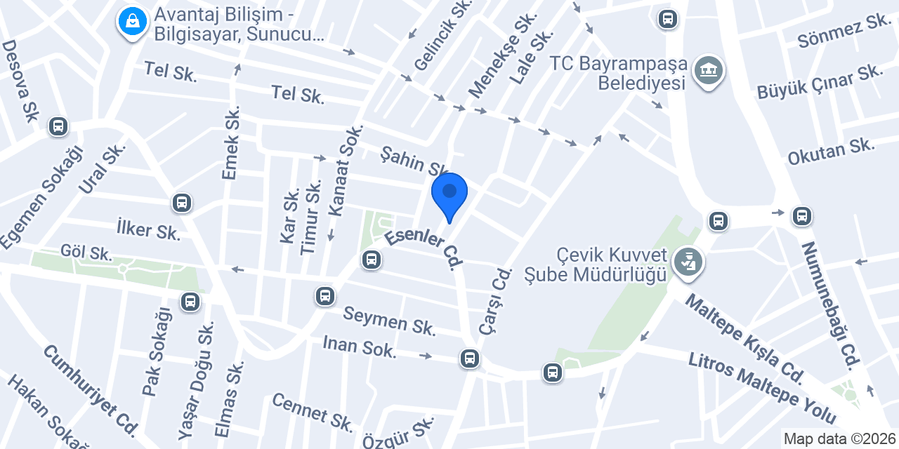 YÜCE TESİSAT konumu