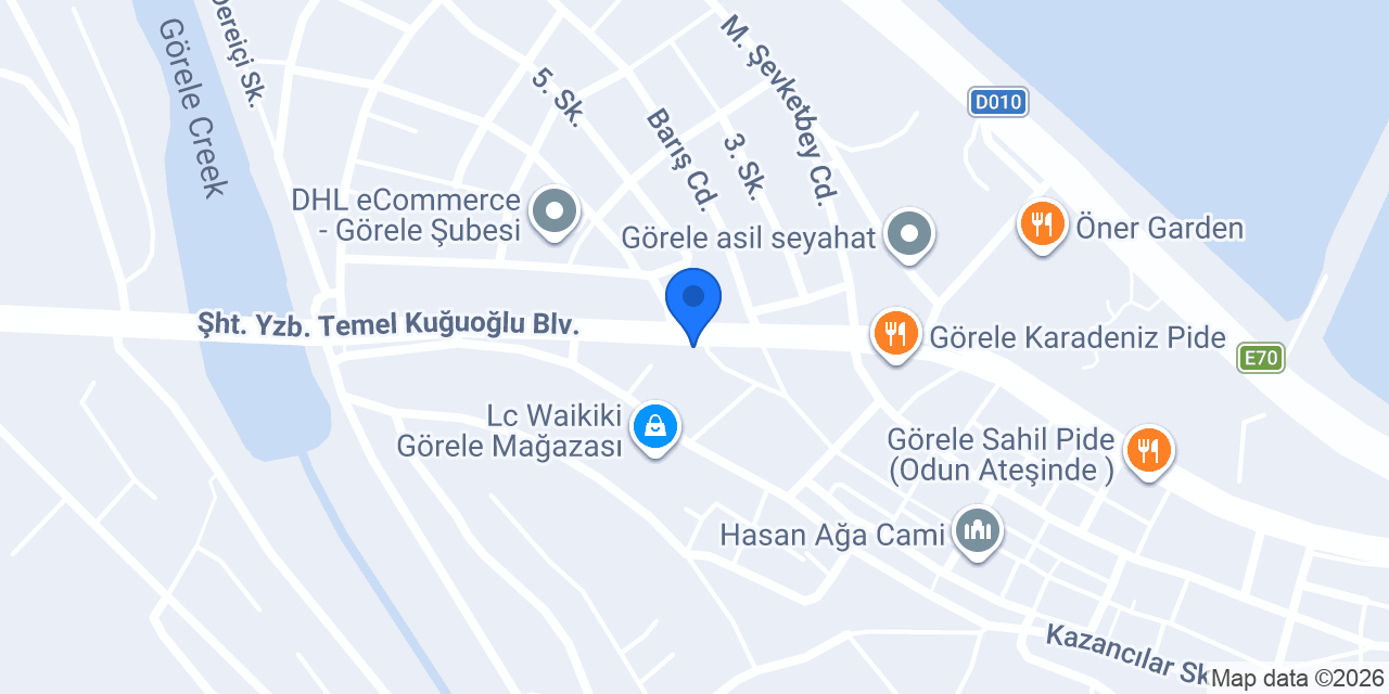 Özer Yapı Malzemeleri konumu