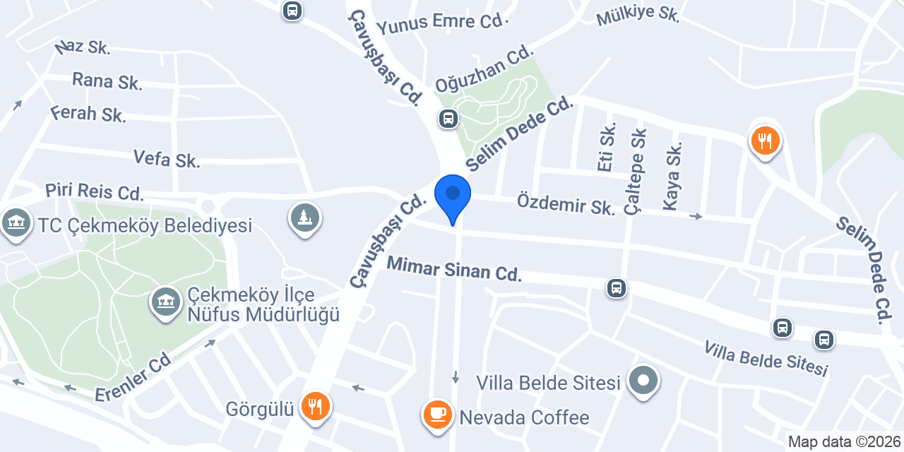 Güvenal Mobilya konumu