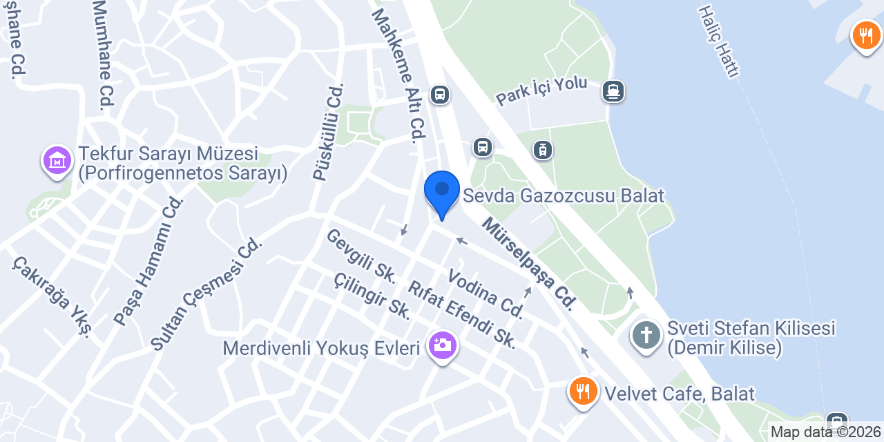 Derinmavi Seramik Galerisi konumu