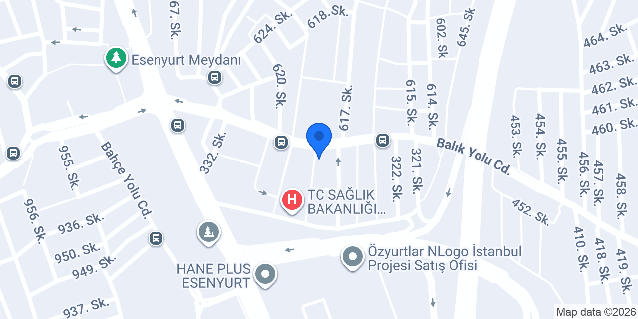 Duru Çiçekçilik Esenyurt konumu
