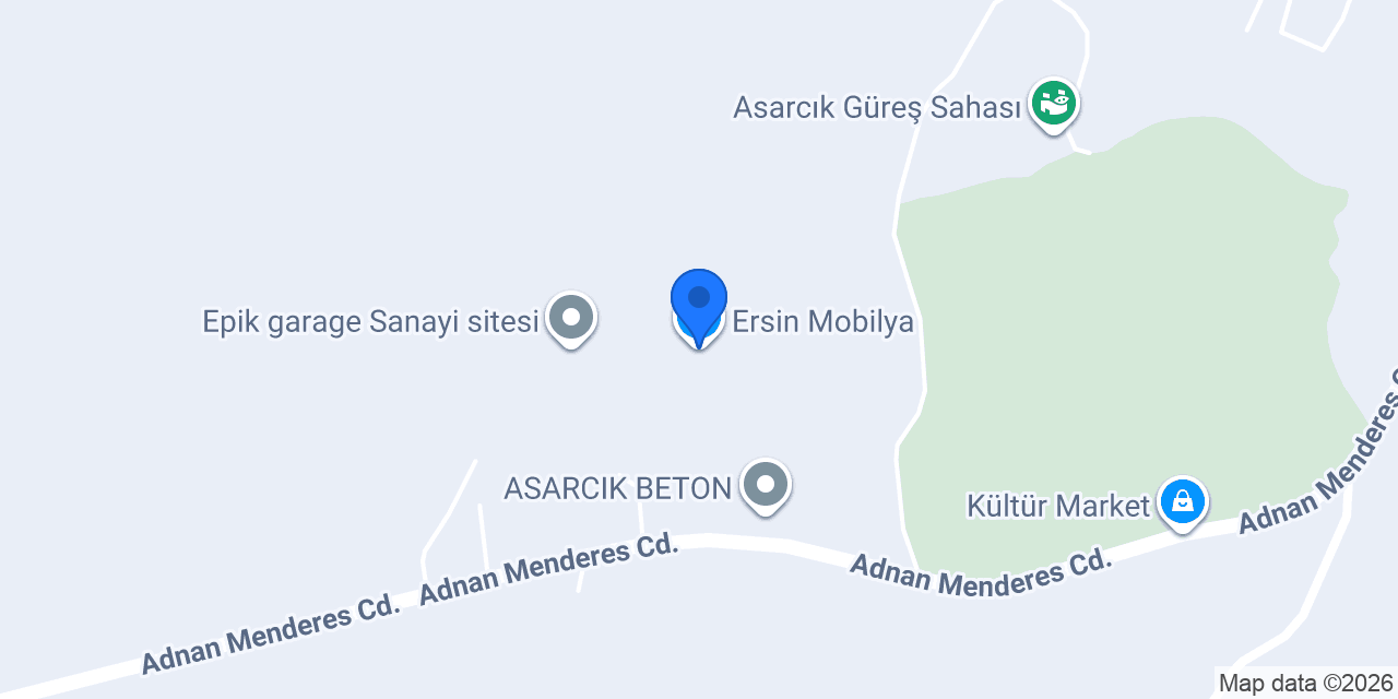 Ersin Mobilya konumu