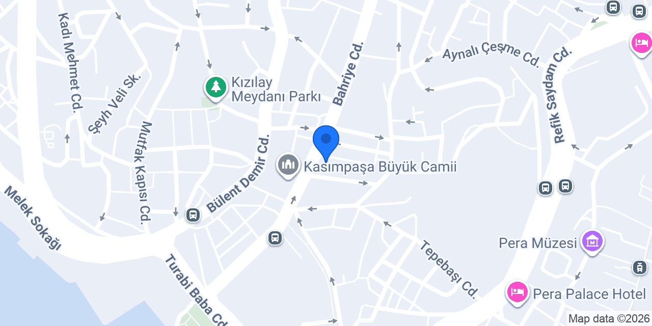 Galeri Kristal konumu