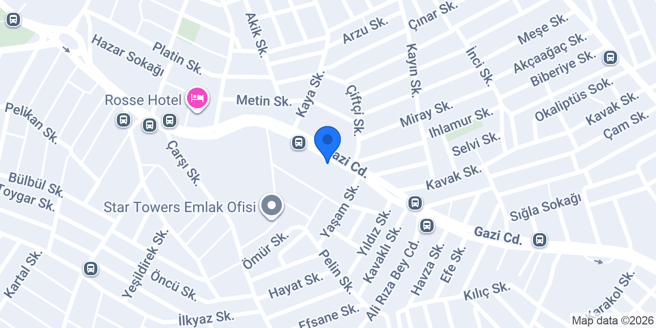 Vakıf Katılım Kıraç Şubesi konumu