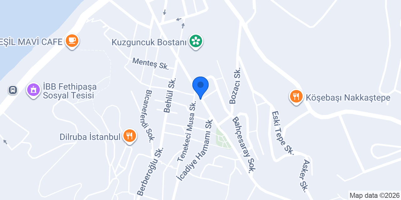 Kuzguncuk Begonvil Cafe konumu