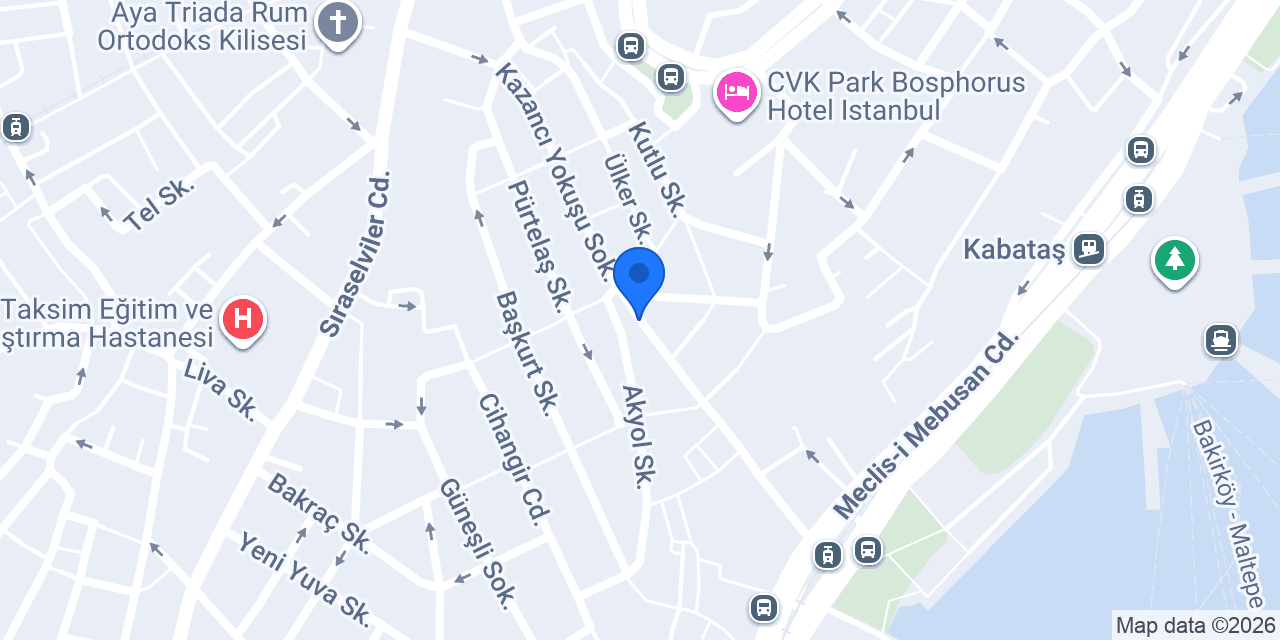 Akyol Taksi Durağı konumu