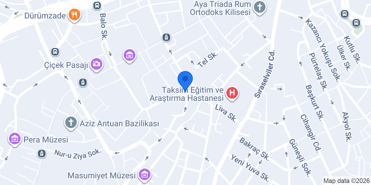 49 Çukurcuma konumu