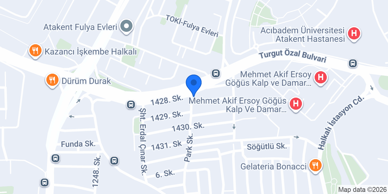 Atakent Çilingir ve Anahtarcı konumu