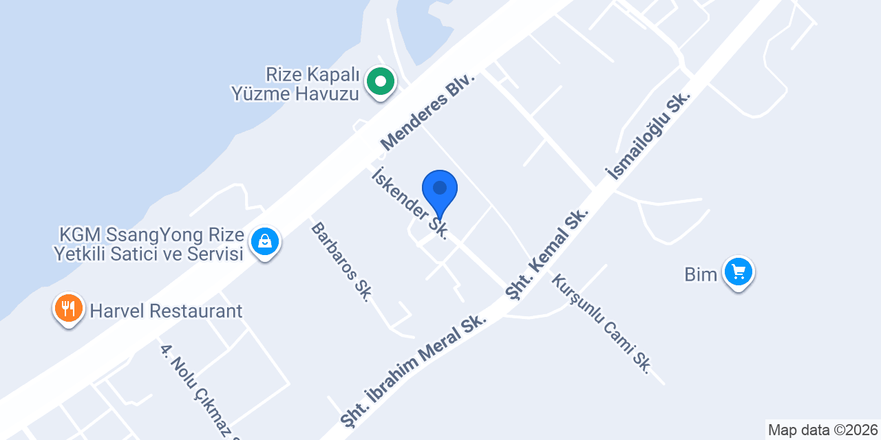 Yurtiçi Kargo Ayder DDN konumu