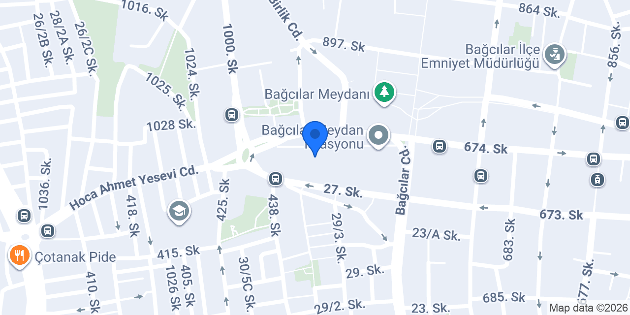 BAĞCILAR KİTABEVİ konumu