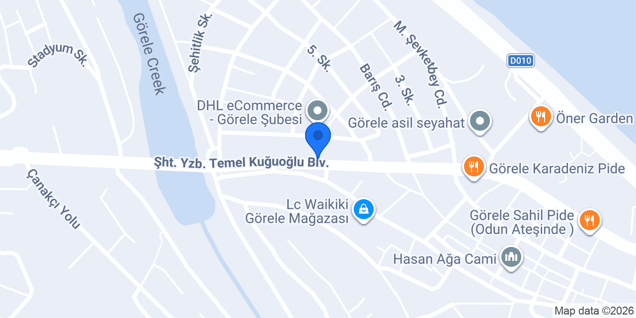 Gündoğdu Mobilya Görele konumu