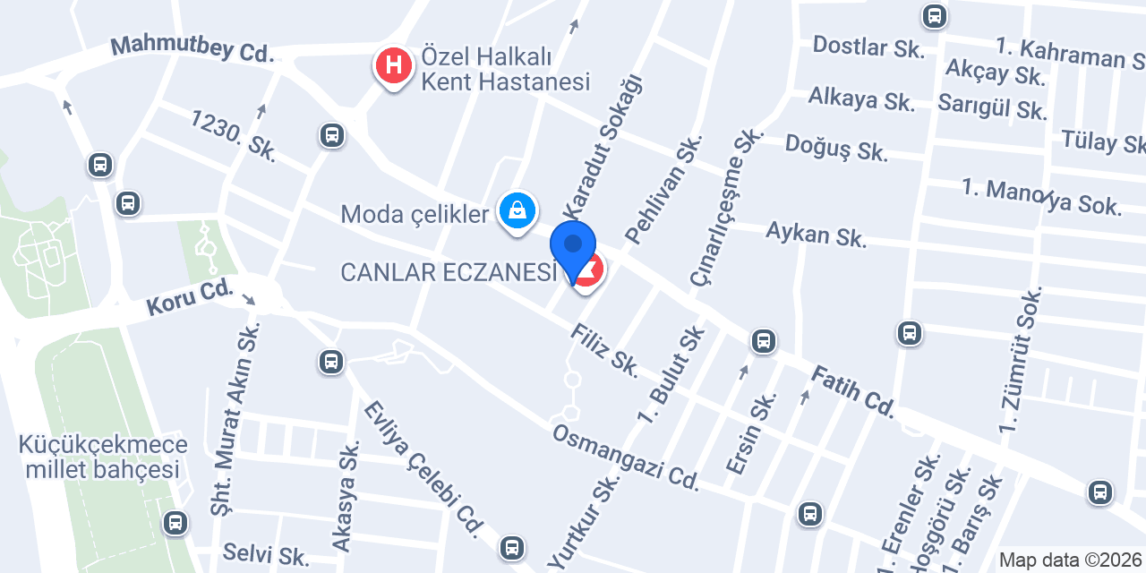 Pera Unlu Mamülleri konumu
