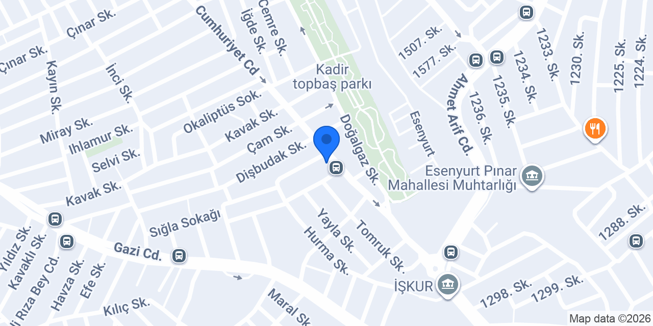 Diyar Dekorasyon konumu