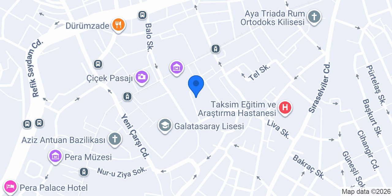 Yeşilçam Otoparkı konumu
