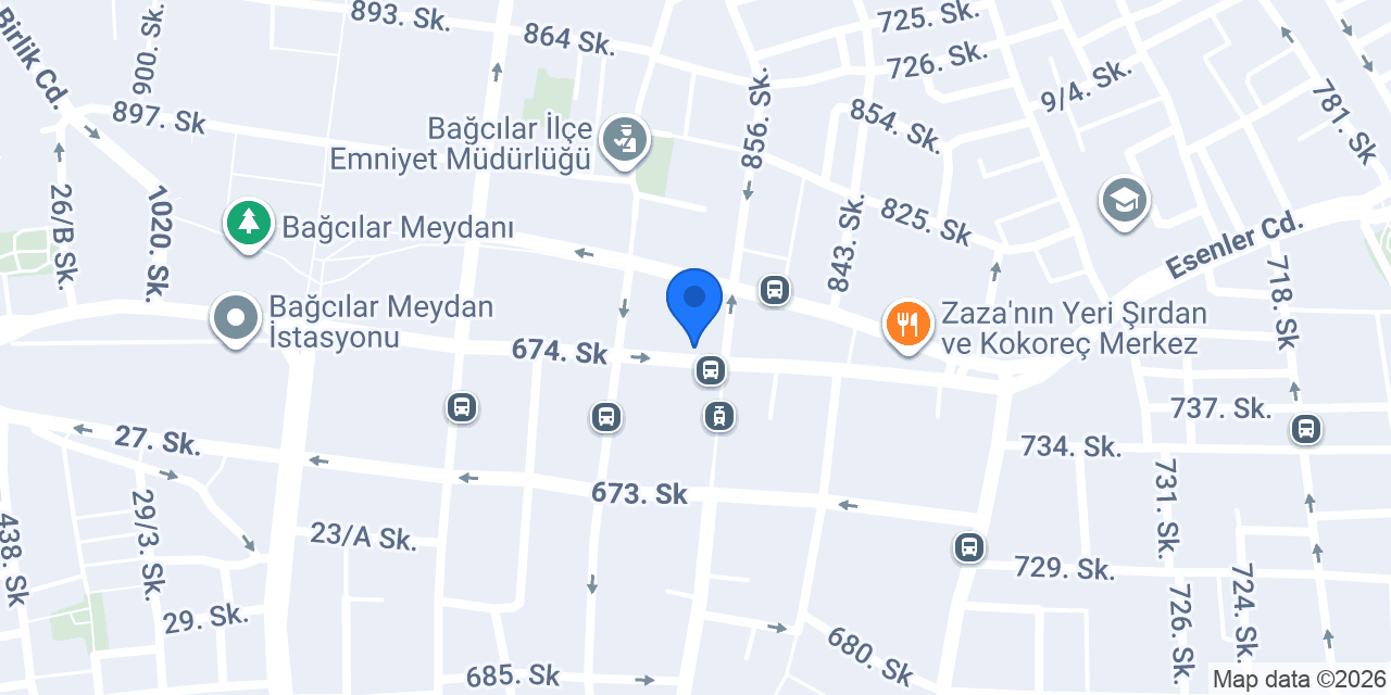 Cebel Kat Otoparkı konumu