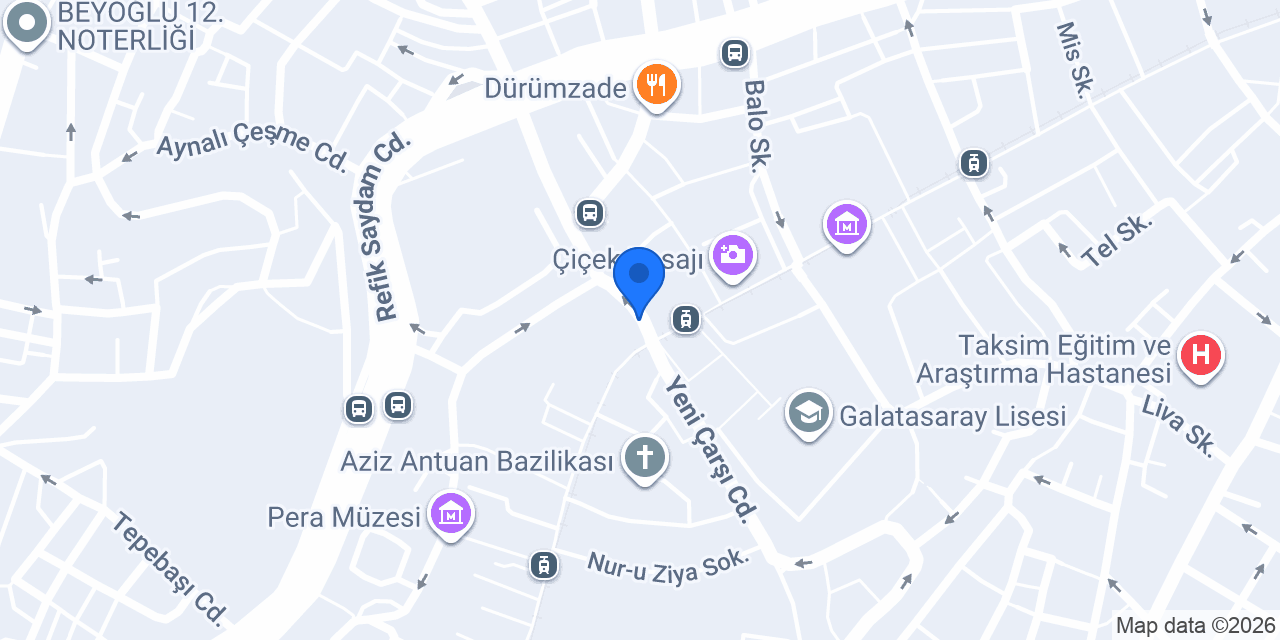 Kamer Kitabevi konumu