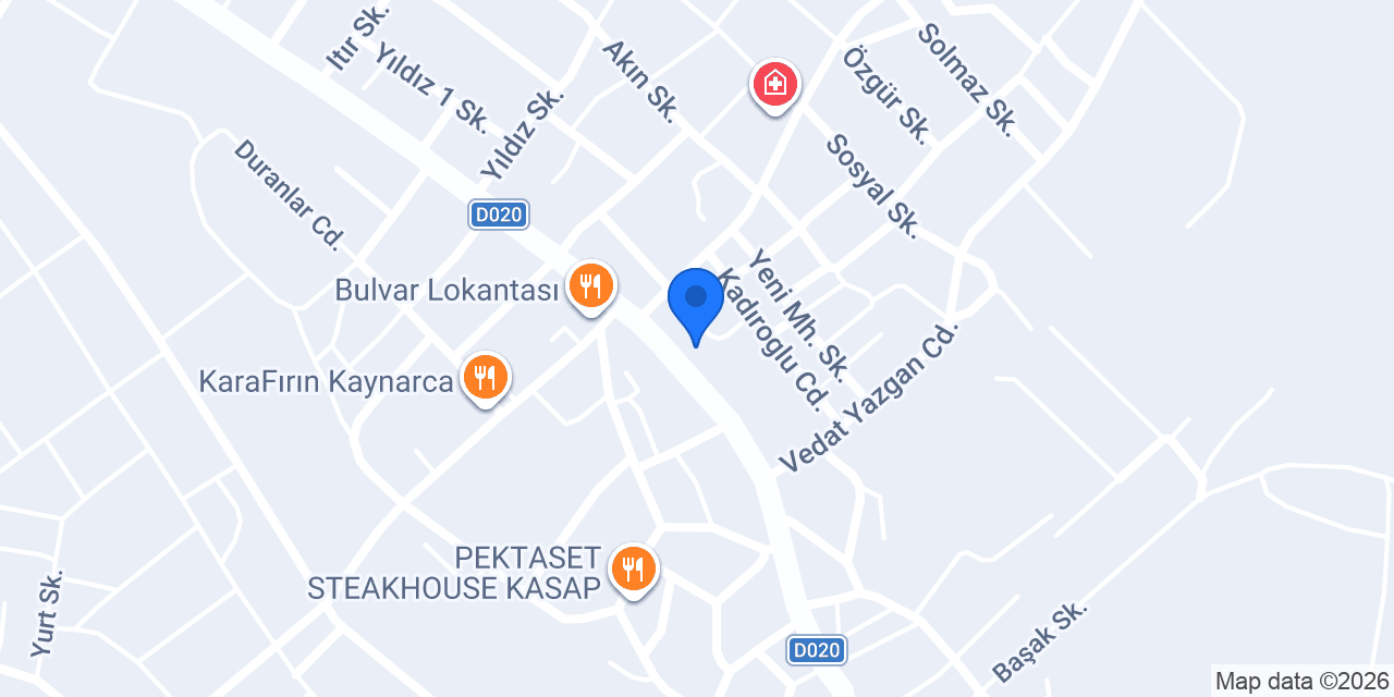 Sevinç Araç Kiralama konumu