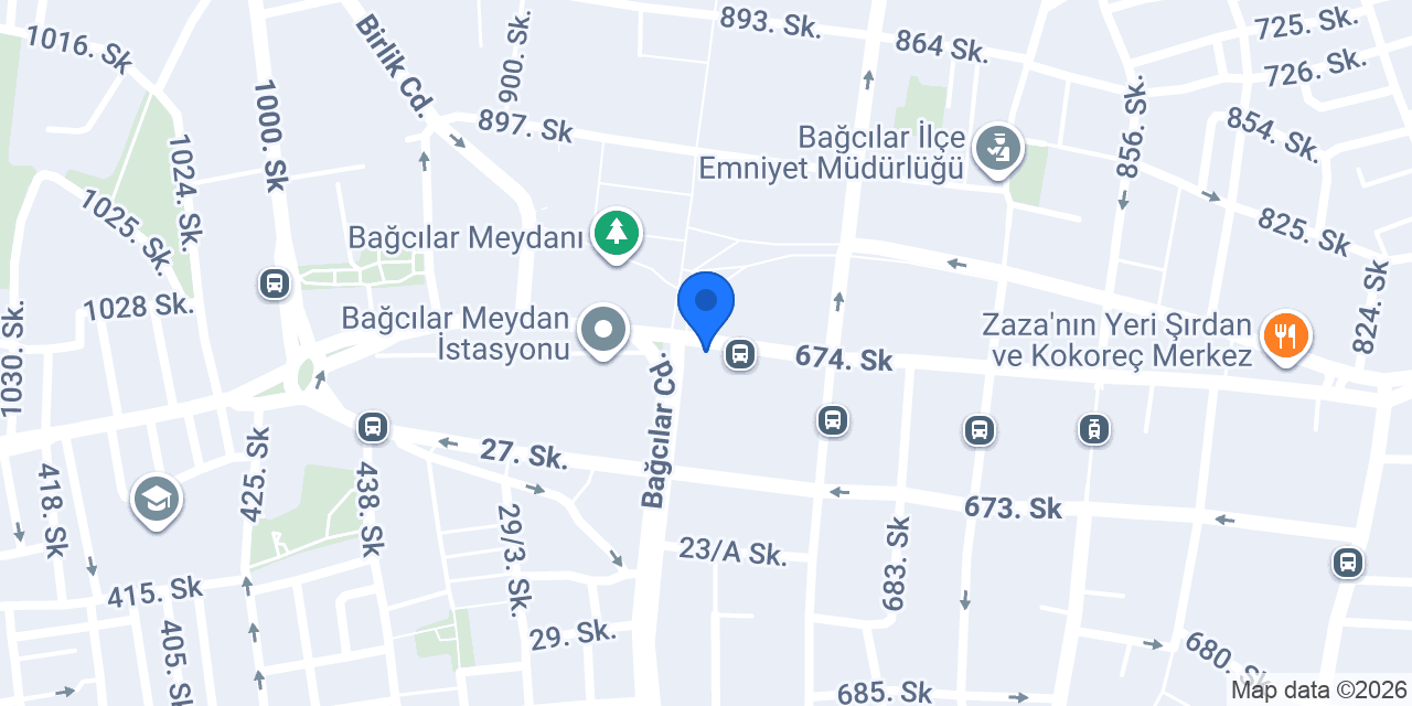 Bağdat İskender Kebapçısı konumu