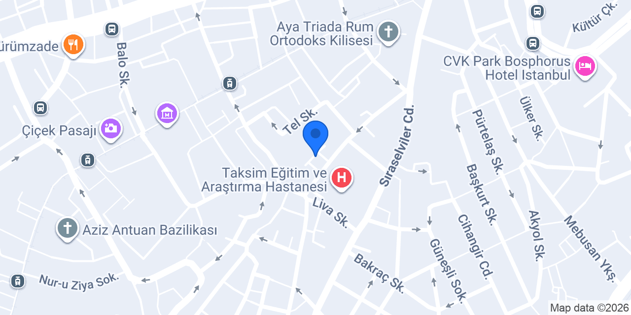 Taksim Wonder Emlak konumu