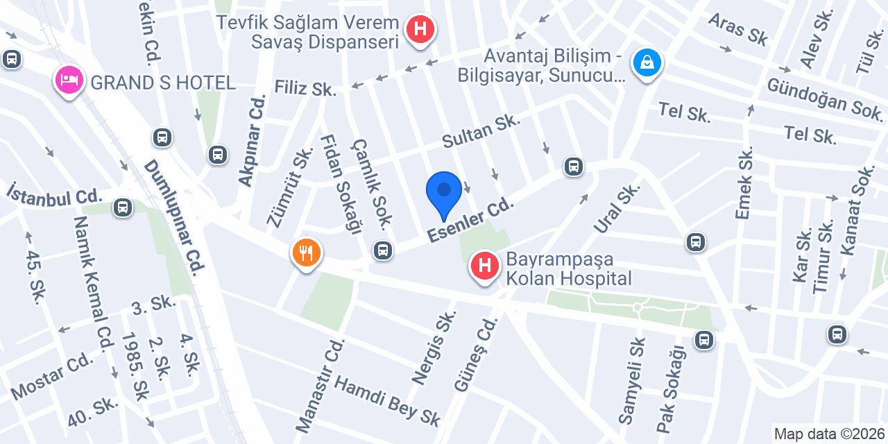 Fark Pastanesi konumu