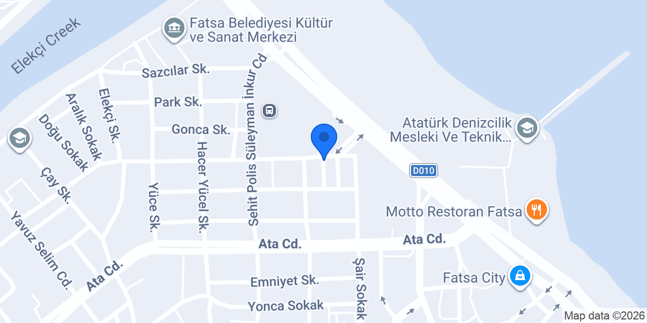 Ordu Fatsa Fizyoterapi konumu