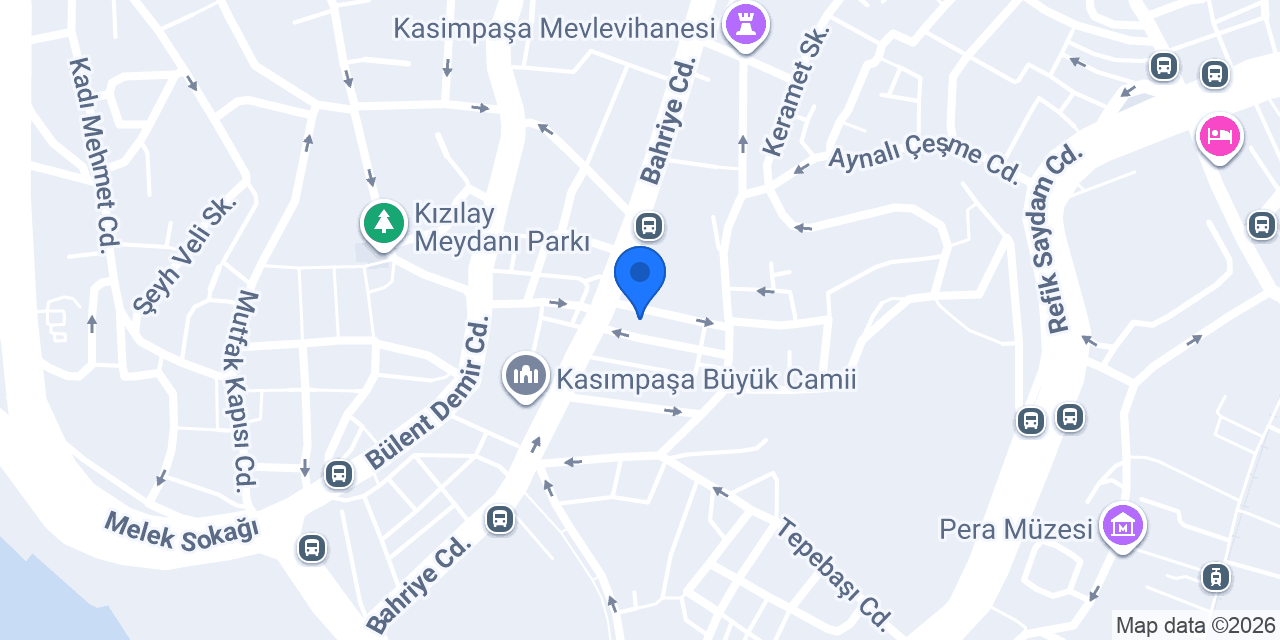 Halk Sigorta Beyoğlu Şubesi konumu