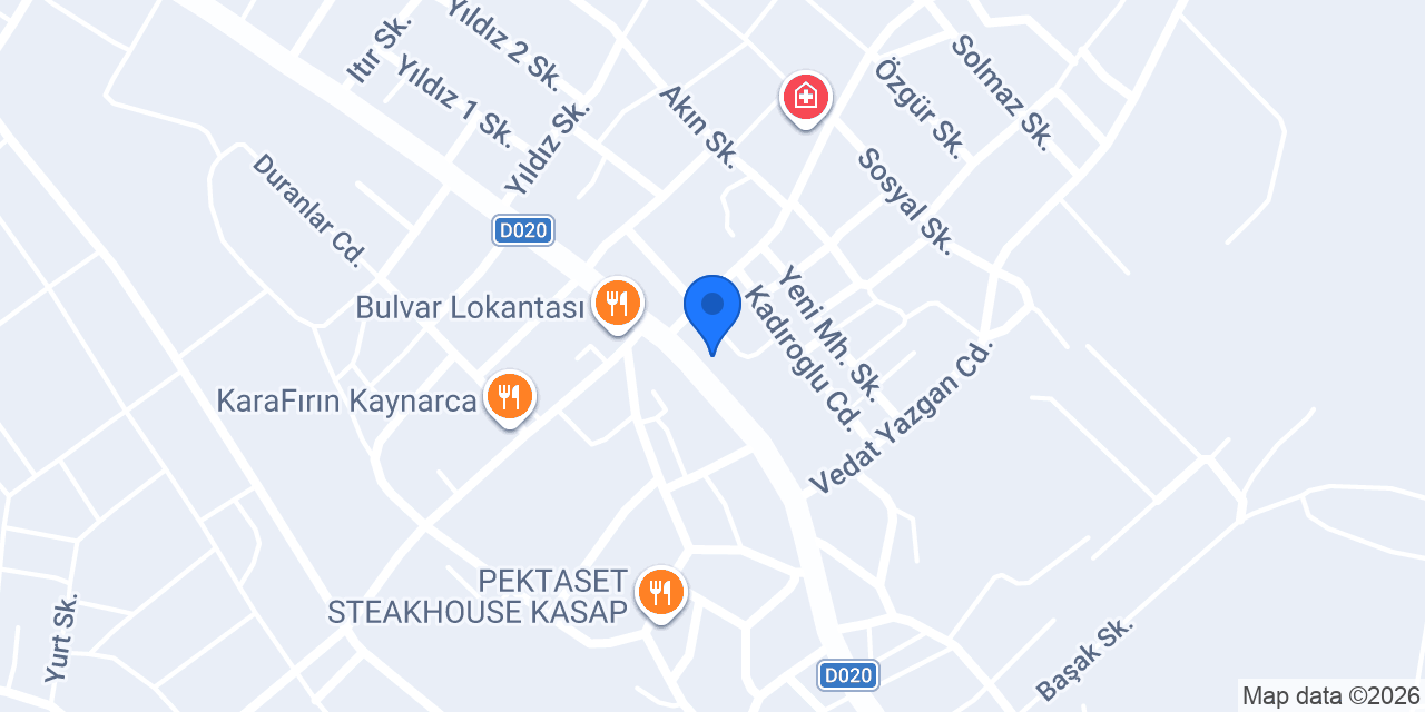 Şeker Aperatif konumu