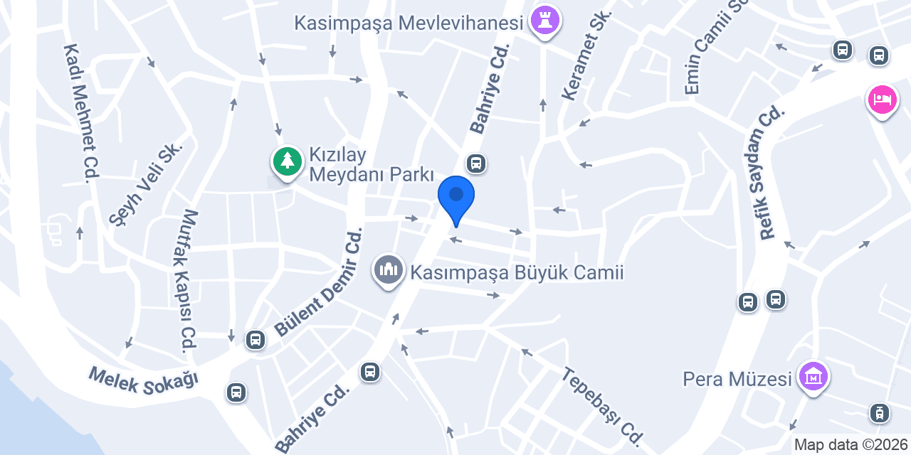 Sirkeci Baba Cadde konumu