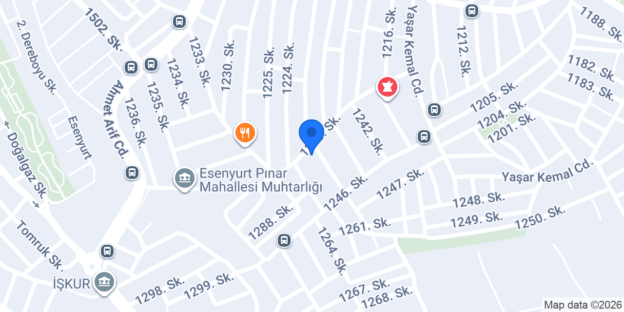 Ensar Elektrik konumu