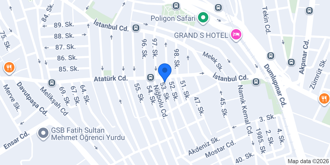 Akyıldız Elektrik konumu