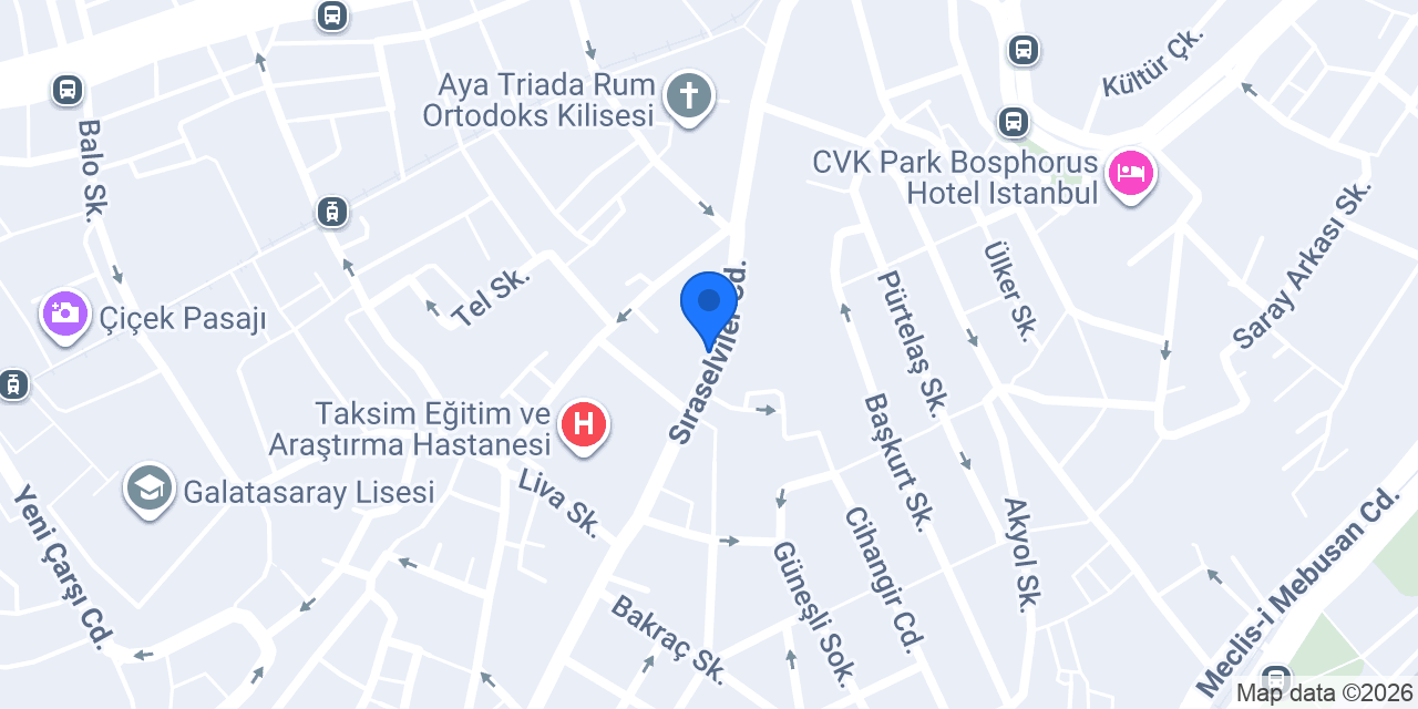 Ptt Taksim konumu