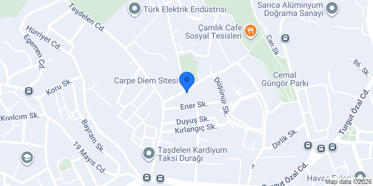 MAVİ ECZANE konumu