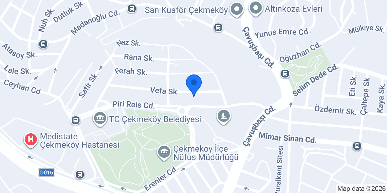 EE Seramik konumu