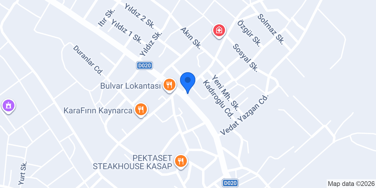 Kaynarca et pazarı konumu