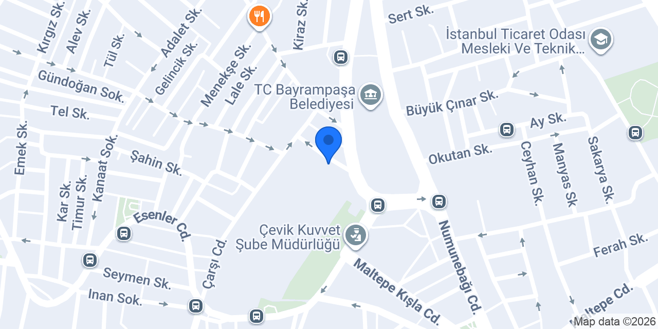 Bayrampaşa Tesisatçı konumu