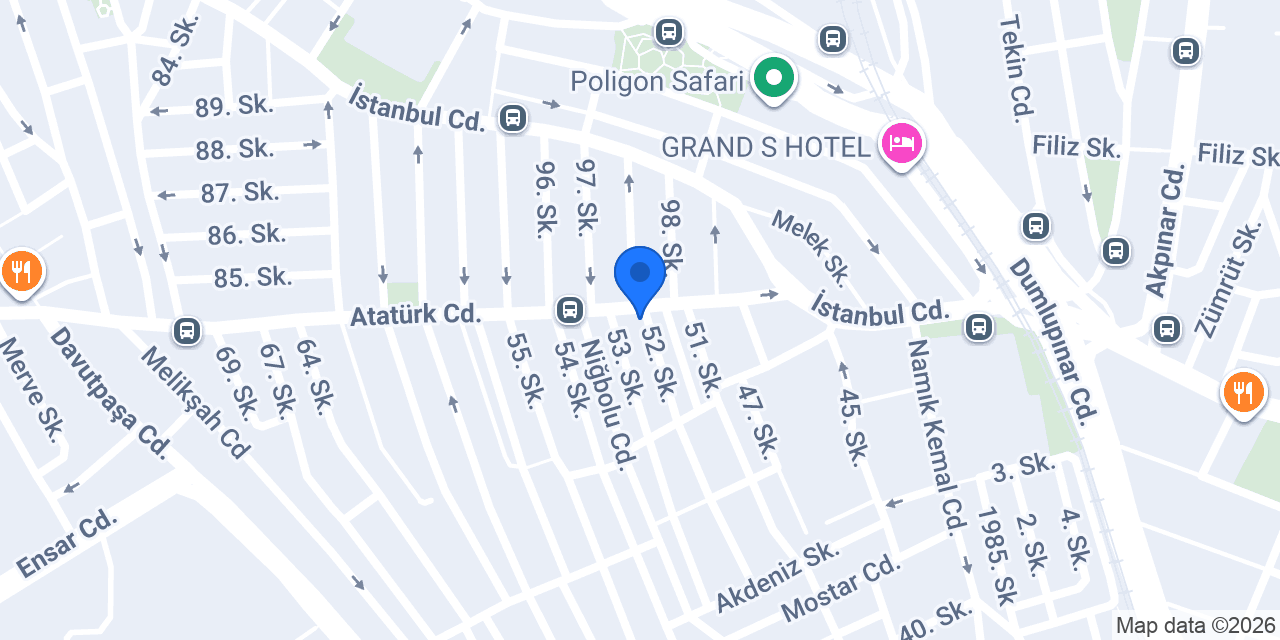 ALG Maslak Psikoteknik konumu