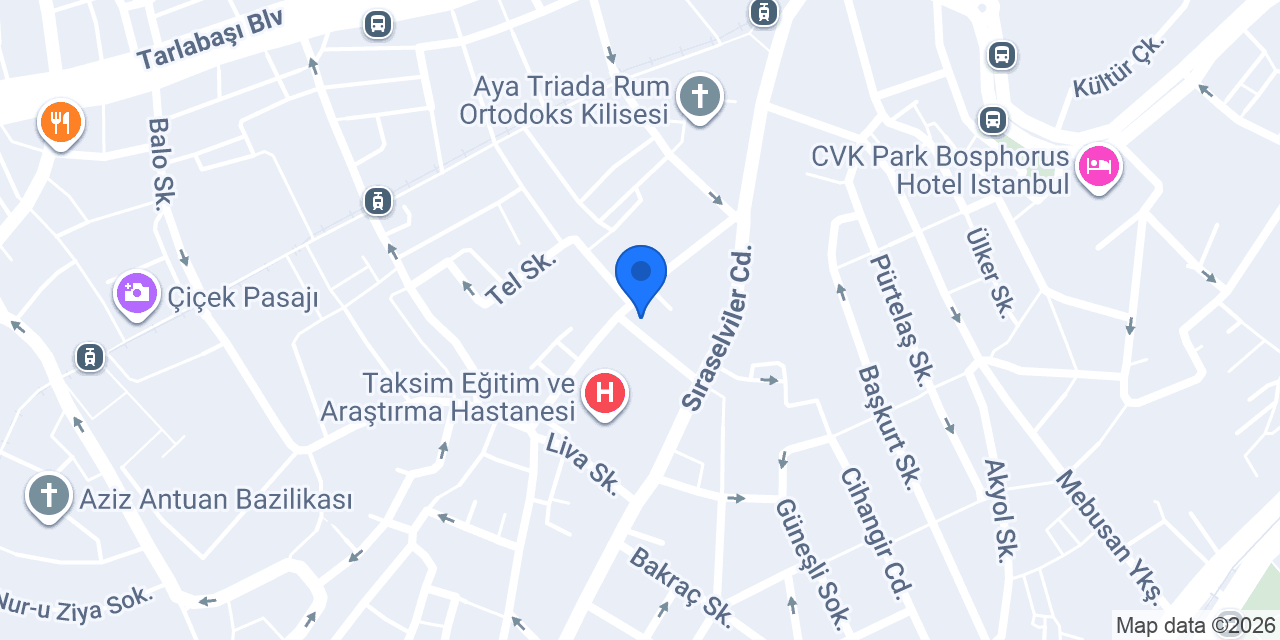 A&M Hukuk Bürosu konumu