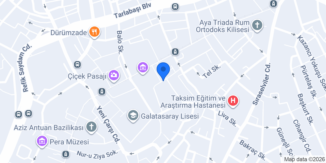 Turkuaz Sahaf - Antiquariant konumu
