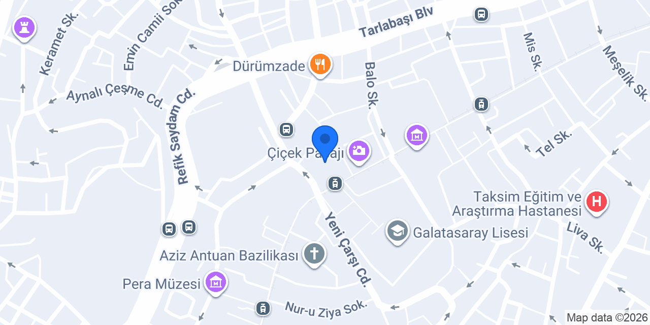 Beyoğlu 9. Noter konumu