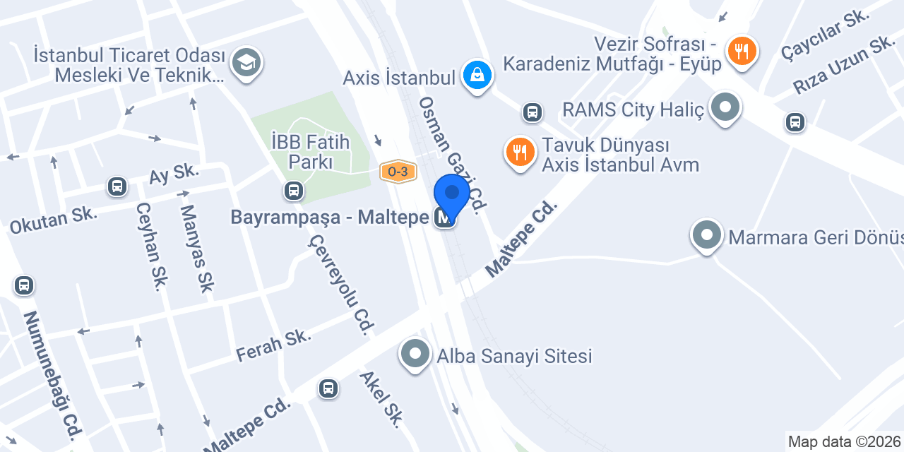 ByMETRO TAKSİ konumu