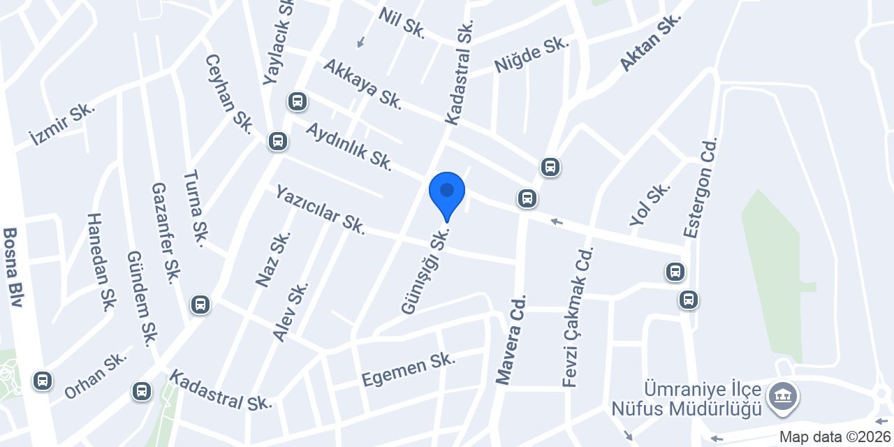 Bayrakçı mobilya ve ağaç konumu