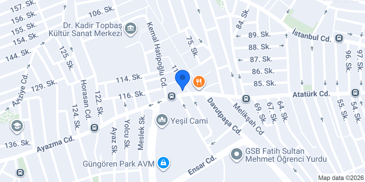 Yöre Miss Döner konumu