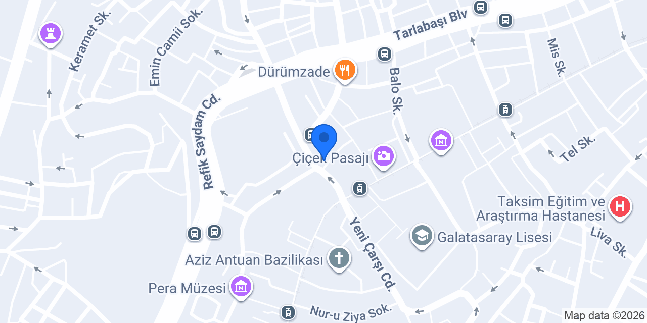 Pera Çiçek konumu