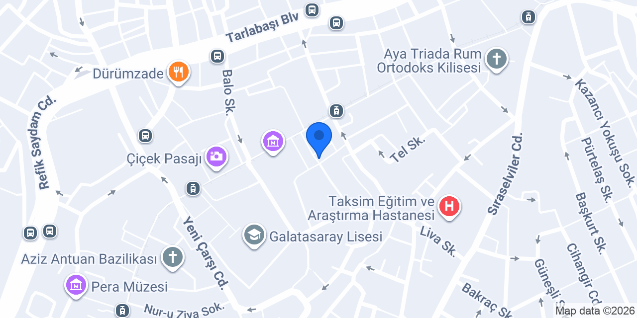 Yeşilçam Eczanesi konumu