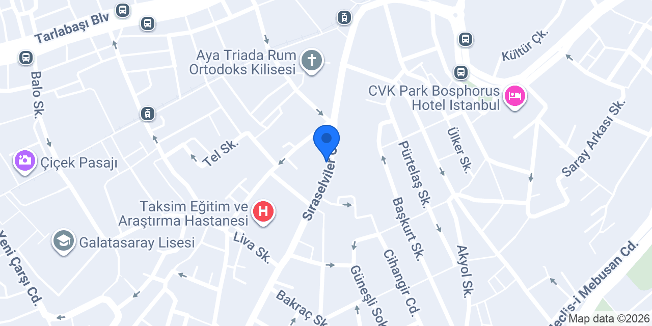 Bülent Öner Hair Studio konumu