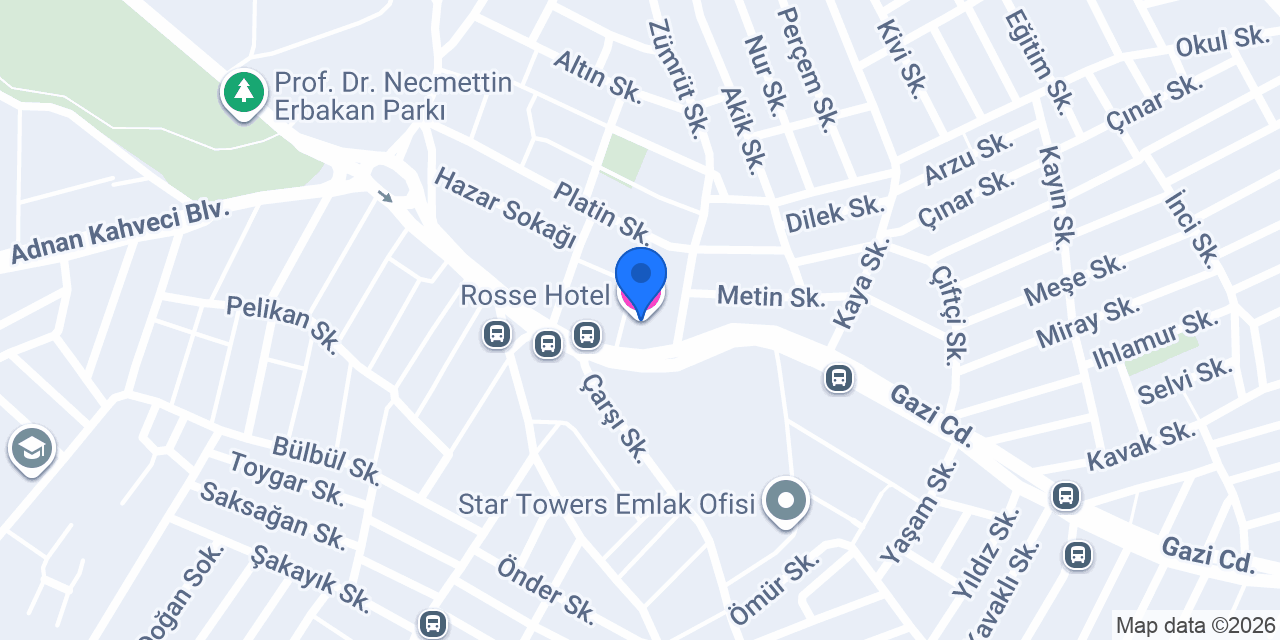 Rosse Hotel konumu