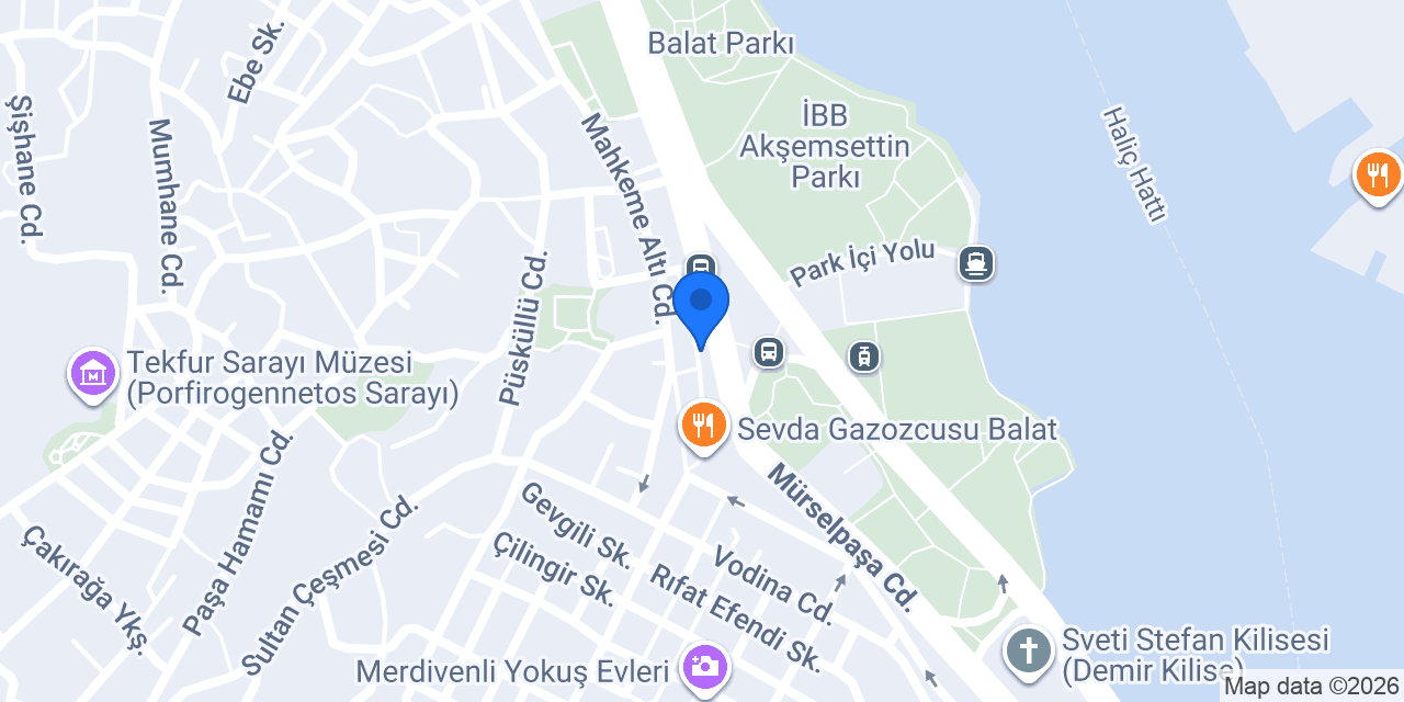 Balat Merkez Şekercisi konumu
